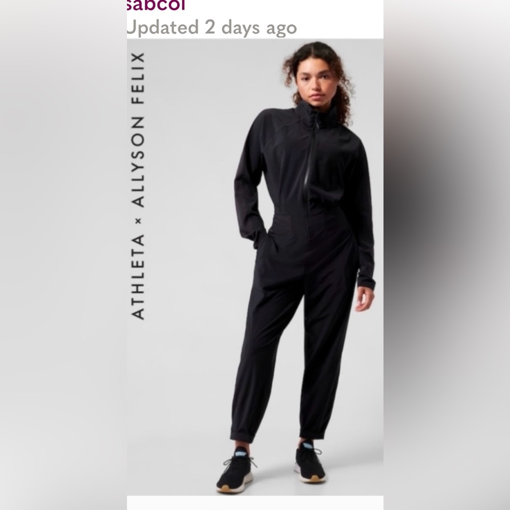 Athleta Black Jumpsuit